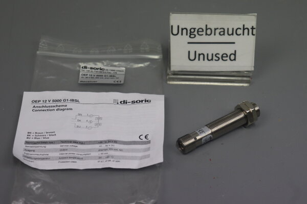 di-soric OEP 12 V 5000 G1-IBSL Hochleistungs-Einweglichtschranke unused  OVP