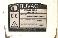 Leybold Ruvac WAU 501 500014 Vakuumpumpe + L&ouml;wen WA 90L2 Motor 2,6 kW used
