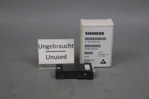 Siemens Profibus Plug 6GK1500-0FC00 6GK15000FC00 E:03 unused OVP