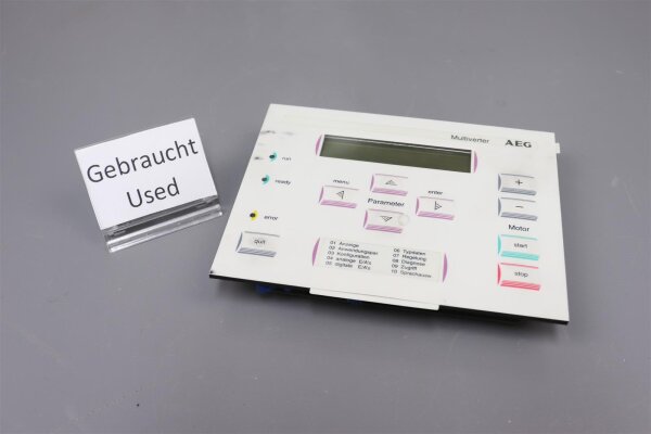 AEG 029.144456614621 121294 Bedienfeld f&uuml;r Multiverter 029.144 456 614621 used
