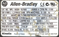 Allen Bradley MPL-A430H-SJ74AA 1,8kW Servomotor unused