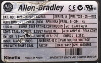 Allen Bradley MPL-B320P-SJ22AA 1.5kW Servomotor unused