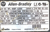 Allen Bradley MPL-B430P-SJ22AA Servomotor