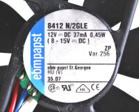 EBM Papst 8412 N/2GLE 80x80x25mm Lüfter Used