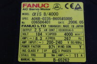 Fanuc A06B-0235-B605#S000 Servomotor 2,5kW + A860-2010-T341 Encoder mit Aufsatz Unused OVP