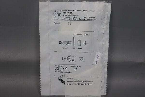 IFM efector120 MFS212 Magnetic and Cylinder Sensors Unused OVP