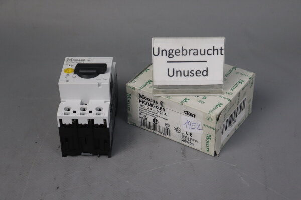 Moeller PKZM0-0,63 Motorschutzschalter 0,4...0,63A 072733 unused OVP
