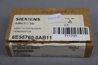 Siemens Simatic S5 6ES5760-0AB11 Ver. 12 Abschlu&szlig;stecker Used OVP