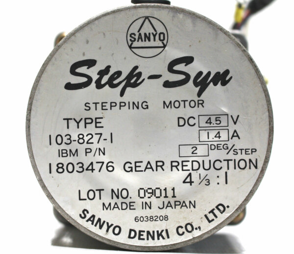 Sanyo Denki I 03-827-I DC 4.5V 1.4A Schrittmotor Used, 38,57 €
