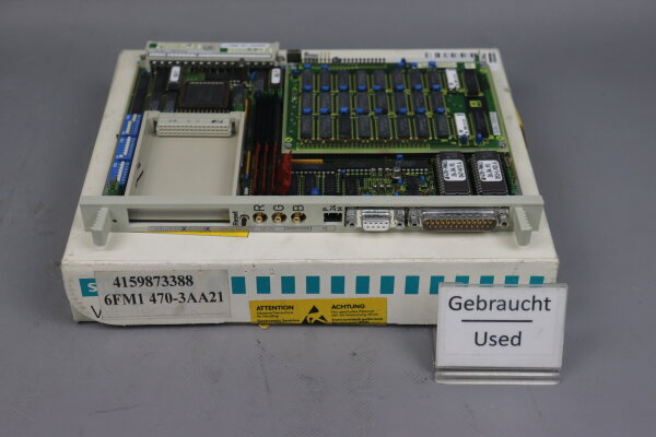 Siemens WF470 6FM1 470-3AA21 Anzeigebaugruppe E:A00 Version: A3 used OVP