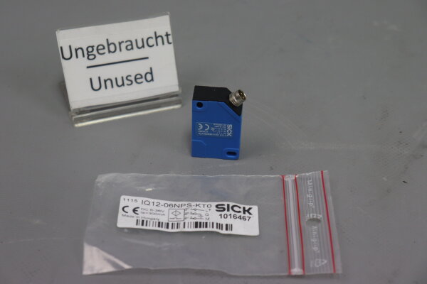 SICK IQ12-06NPS-KT0 1016467 Induktiver N&auml;herungssensor unused