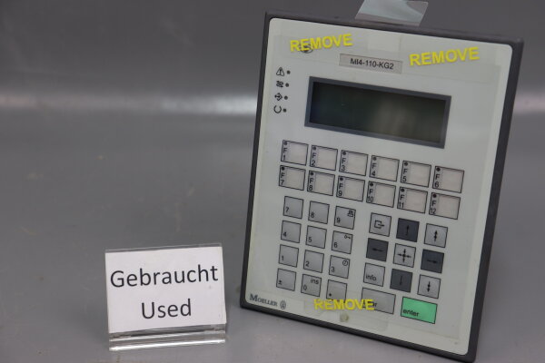 Moeller MI4-110-KG2 Display Operator Panel 24VDC used
