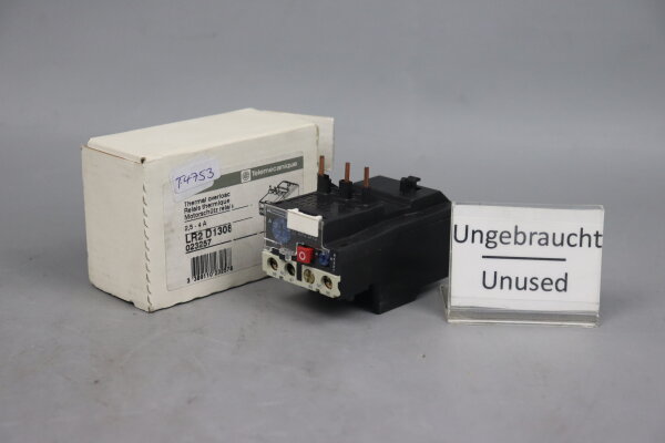 Telemecanique LR2 D1308 Motorschutzrelais 2,5-4A 023257 LR2D130800 unused OVP