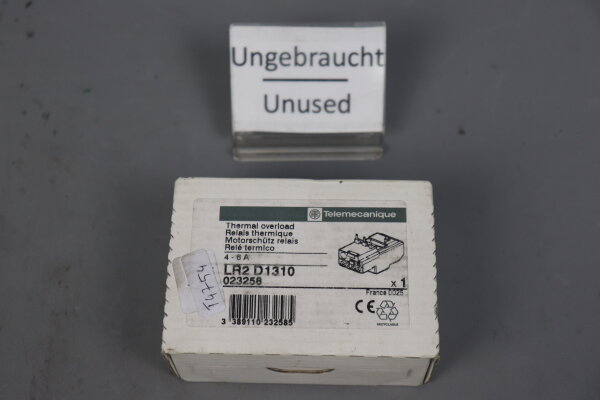 Telemecanique LR2 D1310 023258 Motorschutzrelais Sealed