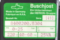 Buschjost 8400200.8304 Magnetventil + GDML 2011 GB1...