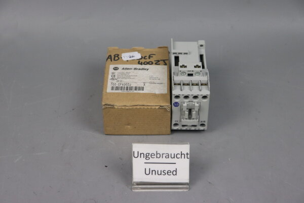 Allen Bradley 700-CF400ZJ Hilfsschuetz 24VDC Serie: A Control-Relay unused OVP