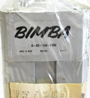Bimba A-63-160-FBM Zylinder 10 bar unused