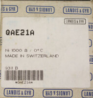 Landis &amp; GYR Tauchtemperaturf&uuml;hler QAE 21A unused