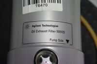Agilent Technologies Oil Exhaust Filter NW25 Used