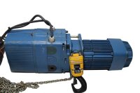 Demag DKUN2-400-K-V1-F4 Kettenzug Kran 0,75/0,17KW 50Hz 2800/685U/min Used
