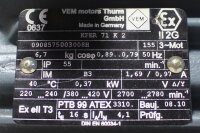 VEM Motors Thurm KPER 71 K 2 Elektromotor 0.37kW unused