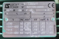 Leroy Somer 3~ LS63/T Elektromotor 220W Unused damaged case