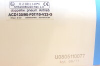 Doppelte. pneum. Antrieb SHS20080220-Rev 1.0 ACD130/90-F07/10-V22-G unused