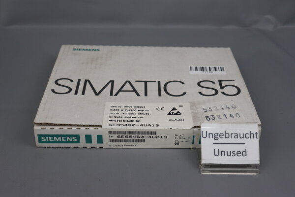 Siemens Simatic 6ES5460-4UA13 Analogeingabe 8K E-Stand: 05 Sealed