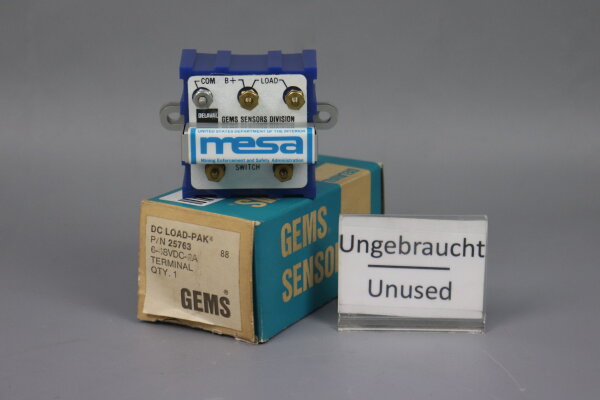 Gems Sensors ST-25763 DC LOAD-PAK 25763 6-48VDC 2A unused OVP