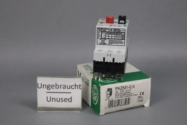 Kl&ouml;ckner Moeller PKZM1-0,4 Motorschutzschalter 0,24...0,4A unused OVP