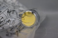 Allen Bradley 800FM-F5 Flush Push Button yellow Ser.A...