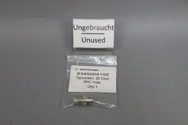 Agilent 8345004100 Terminator 50 Ohm unused Sealed