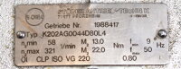 Siemens 1LA7083-4AS99-ZS00 Elektromotor + St&ouml;ber K202AG0044D80L4 Getriebmotor used