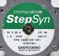 Sanyo Denki 103H7126-1451 127K37901 StepSyn Schrittmotor...