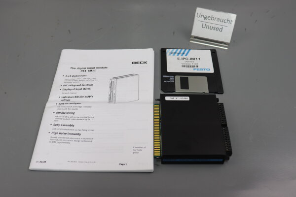 Festo IM11-H03-P07 E.IPC-IM11 160824 SN206259 BECK PS1 IM11 Digital Modul Unused