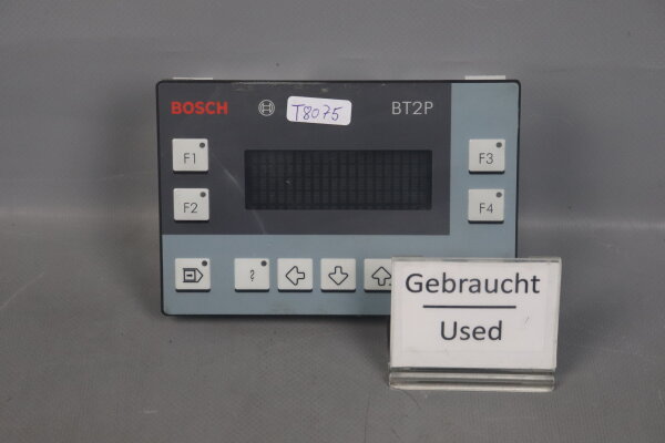 Bosch S&uuml;tron BT2P BT2VF / 101062 Panel HP000665 24V DC 0,3A Used
