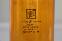 ROE 4700 uF 400V Kondensator Used