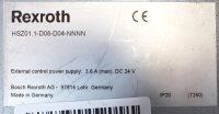 Rexroth Bosch HSZ01.1-D08-D04-NNNN External Control Power Supply used