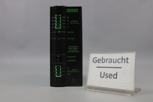 Murr Elektronik Eco-Rail 5-100-240/24 85303 Switch Mode Power Supply defect
