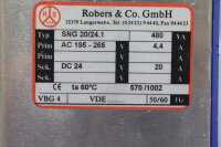 Robers &amp; Co. SNG 20/24.1 24VDC/20A Power Supply used