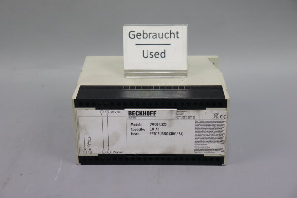Beckhoff C9900-U320 Netzteil used