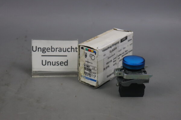 Telemecanique XB4 BVB6 Leuchtmelder Blau XB4BVB6 011907 unused