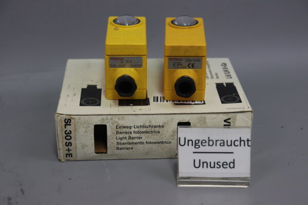 Visolux L6/LK6-Ga Lichtschranke SL 30-S + SL 30-E unused OVP