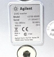 Agilent DS42 inverter X3700 60000 Vakuumpumpe Used