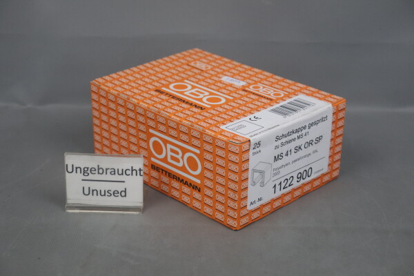 OBO Bertelmann MS 41 SK OR SP Protective Cap 25 St&uuml;ck 1122 900 for Rail 41 Sealed