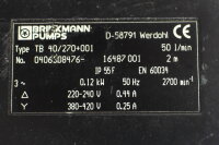 Brinkmann TB 40/270+001 Eintauchpumpe 50 l/min 0.12kW...