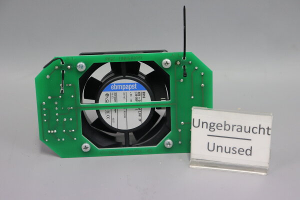 EBM Papst 8318 L&uuml;fter + Dr. H&ouml;nle #2501 (g) Platine unused