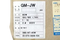Mitsubishi GM-JW Getriebemotor 100/180 rpm i=1:10 90W...