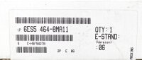 Siemens 6ES5464-8MA11 Analog Input sealed OVP