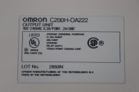 Omron C200H-OA222 Output Unit 100-240VAC Unused OVP